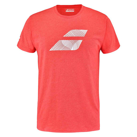 Babolat Exercise Big Flag Tee Men Poppy Red - Padel One