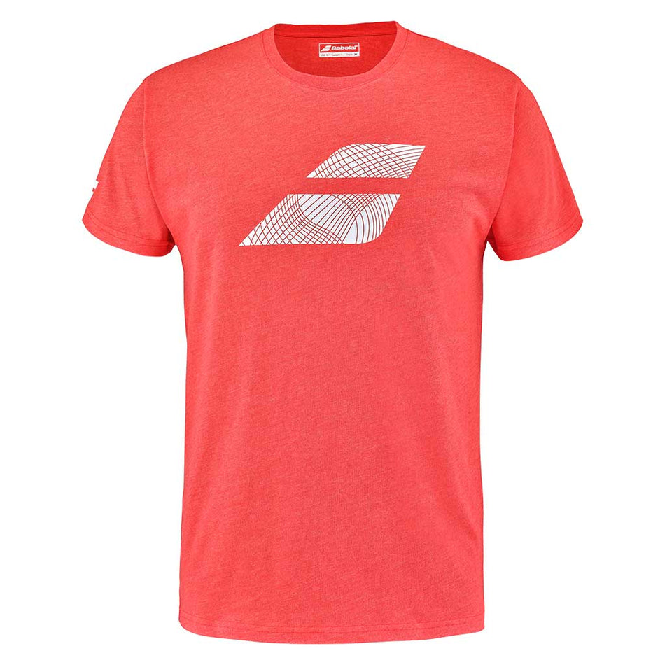 Babolat Exercise Big Flag Tee Men Poppy Red - Padel One