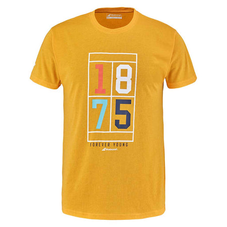 Babolat Exercise Vintage Tee Men Saffron Heather - Padel One