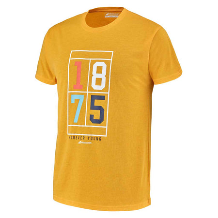 Babolat Exercise Vintage Tee Men Saffron Heather - Padel One