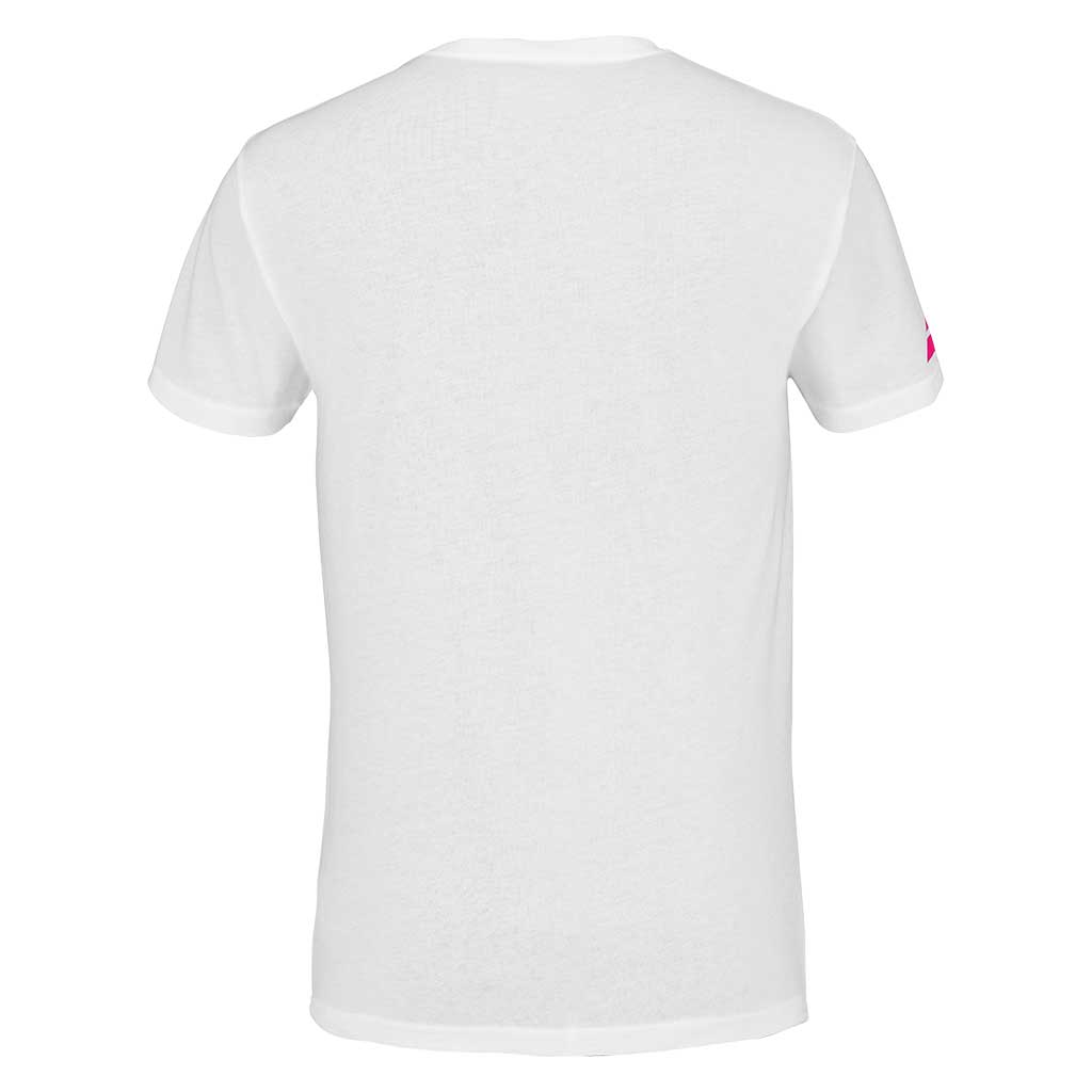 Babolat Exercise Message Tee Men White - Padel One