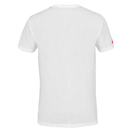 Babolat Exercise Message Tee Men White - Padel One