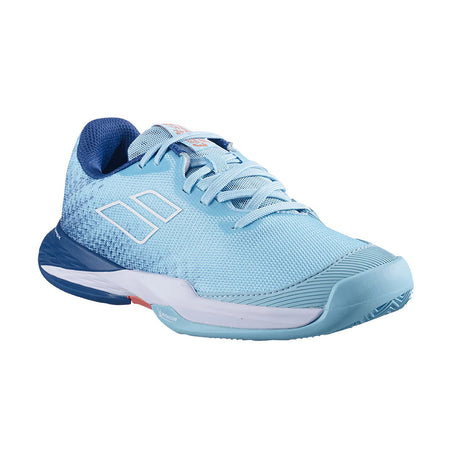 Babolat Jet Mach 3 Clay Junior Boy Angel Blue Tennis Shoes - Padel One
