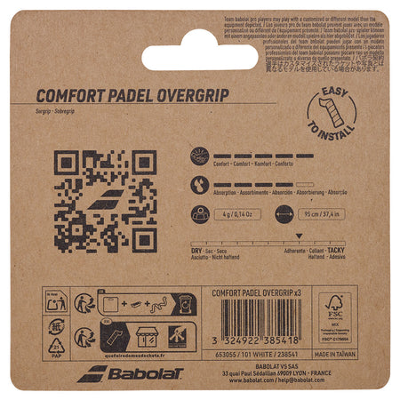 Babolat Comfort Padel Grip White - Padel One