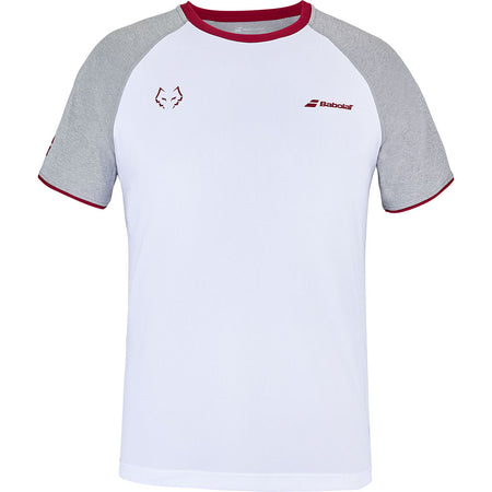 Babolat Crew Neck Tee Lebron White - Padel One