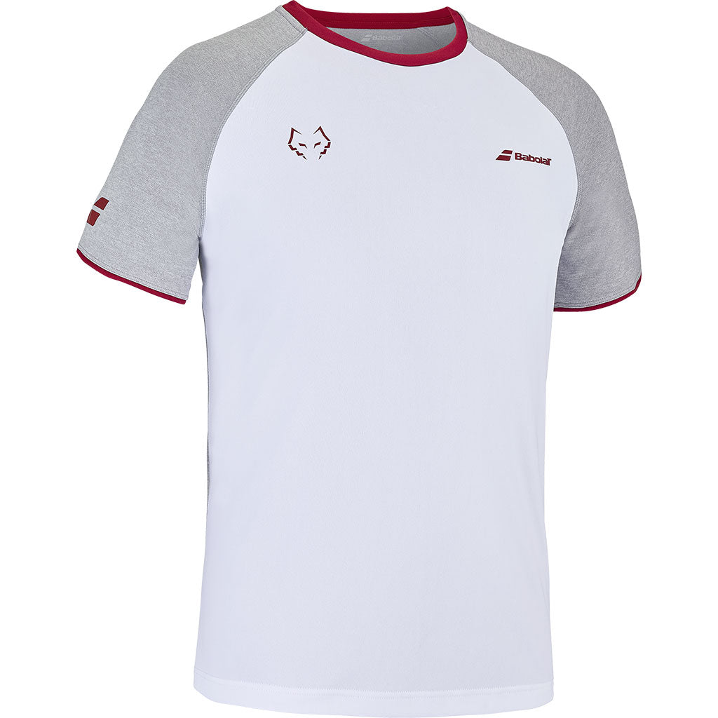 Babolat Crew Neck Tee Lebron White - Padel One