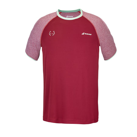 Babolat Crew Neck Tee Lebron Red Dahlia - Padel One