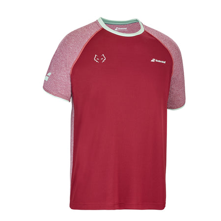 Babolat Crew Neck Tee Lebron Red Dahlia - Padel One