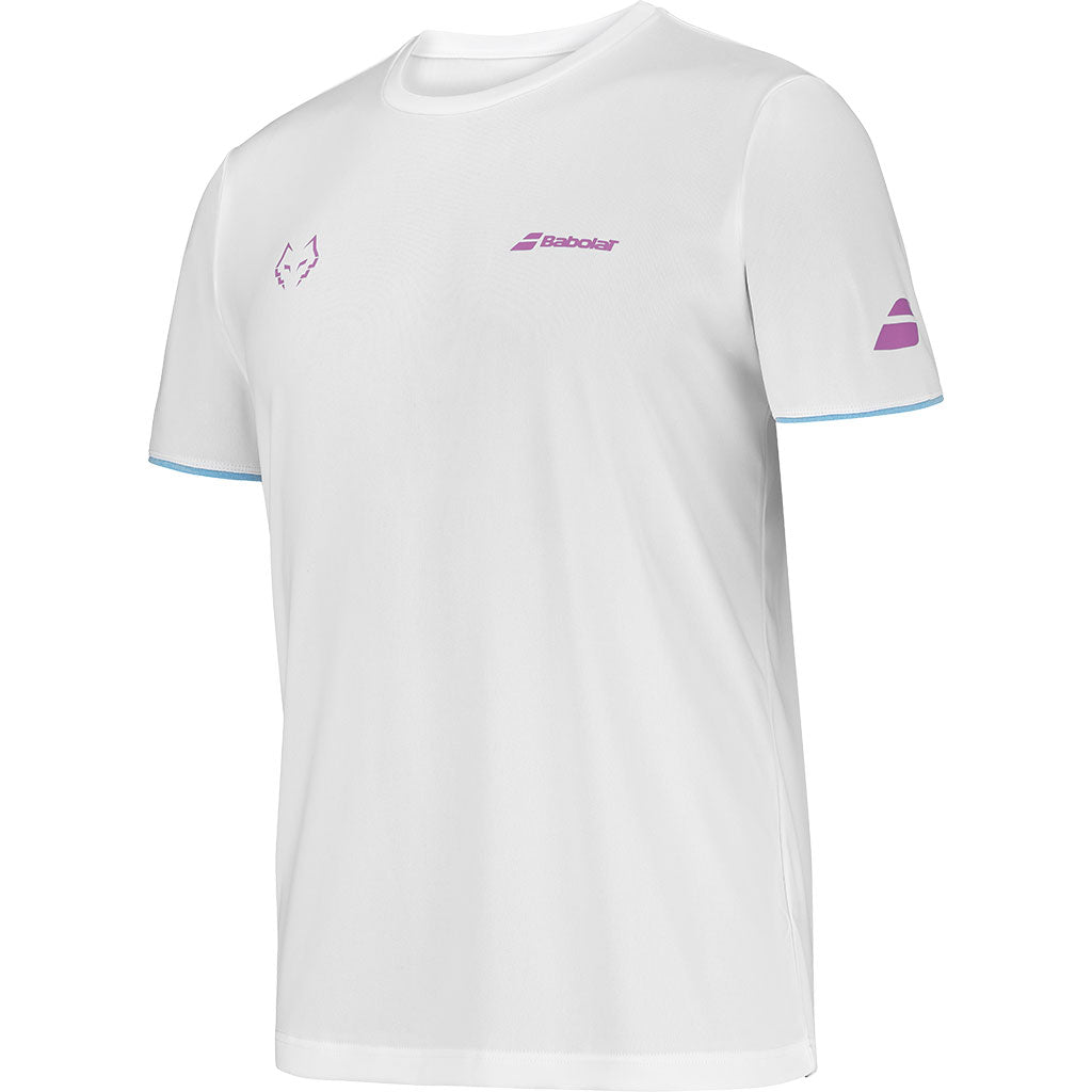 Babolat Crew Neck Tee Lebron White 2025 - Padel One