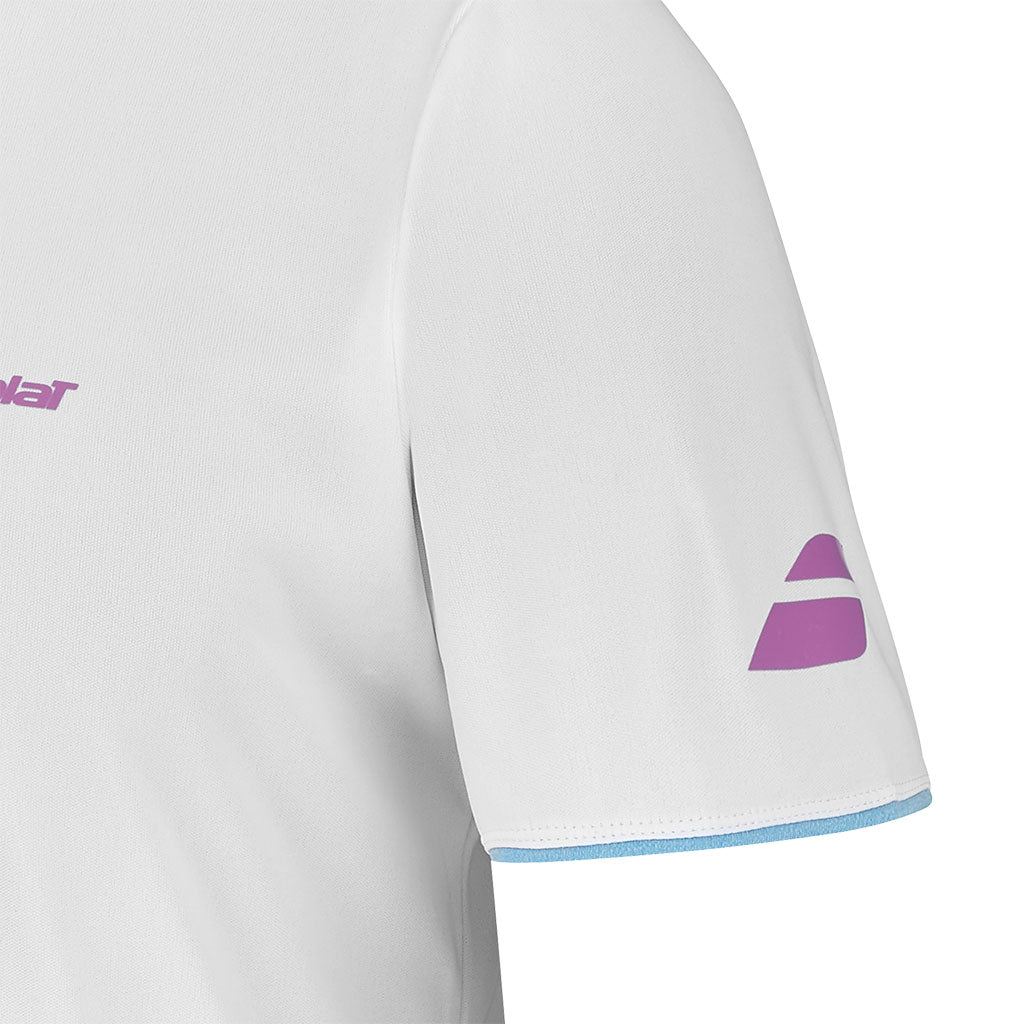 Babolat Crew Neck Tee Lebron White 2025 - Padel One
