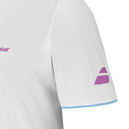 Babolat Crew Neck Tee Lebron White 2025 - Padel One