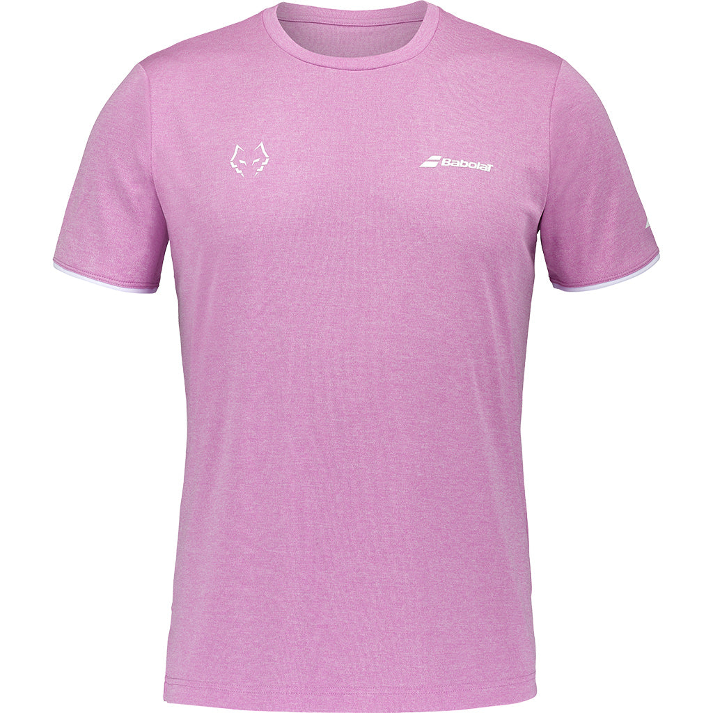 Babolat Crew Neck Tee Lebron Pink Heather 2025 - Padel One