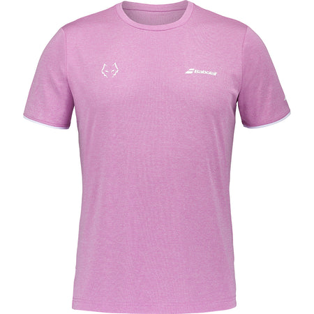 Babolat Crew Neck Tee Lebron Pink Heather 2025 - Padel One