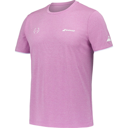 Babolat Crew Neck Tee Lebron Pink Heather 2025 - Padel One