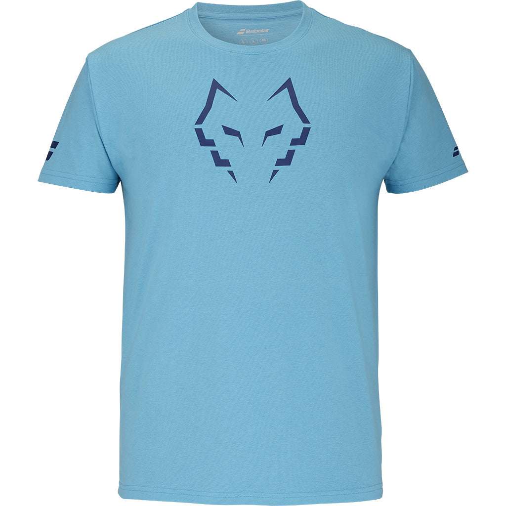 Babolat Cotton Tee Juan Lebron Cyan Blue 2025 - Padel One