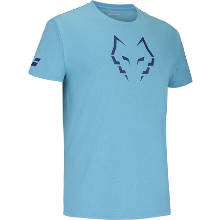 Babolat Cotton Tee Juan Lebron Cyan Blue 2025 - Padel One