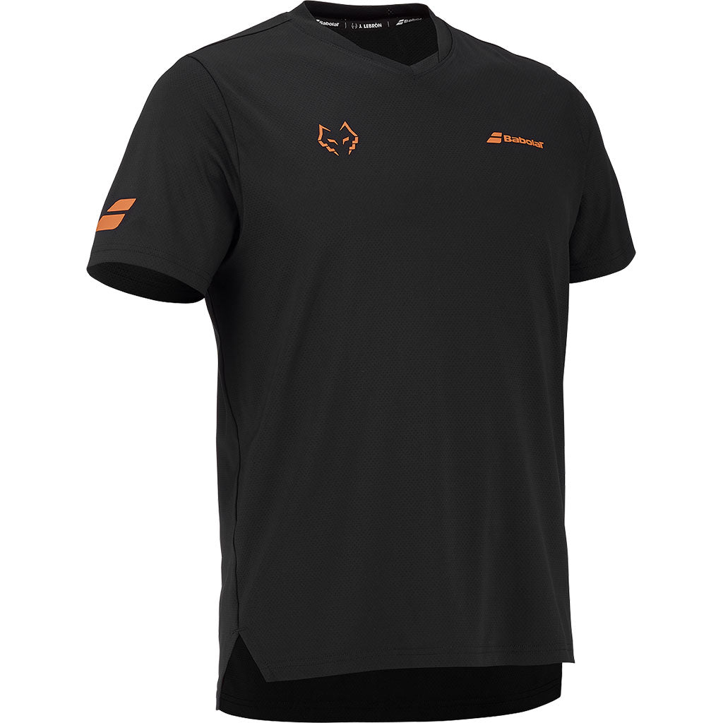 Babolat Crew Neck Tee Juan Lebron Black - Padel One