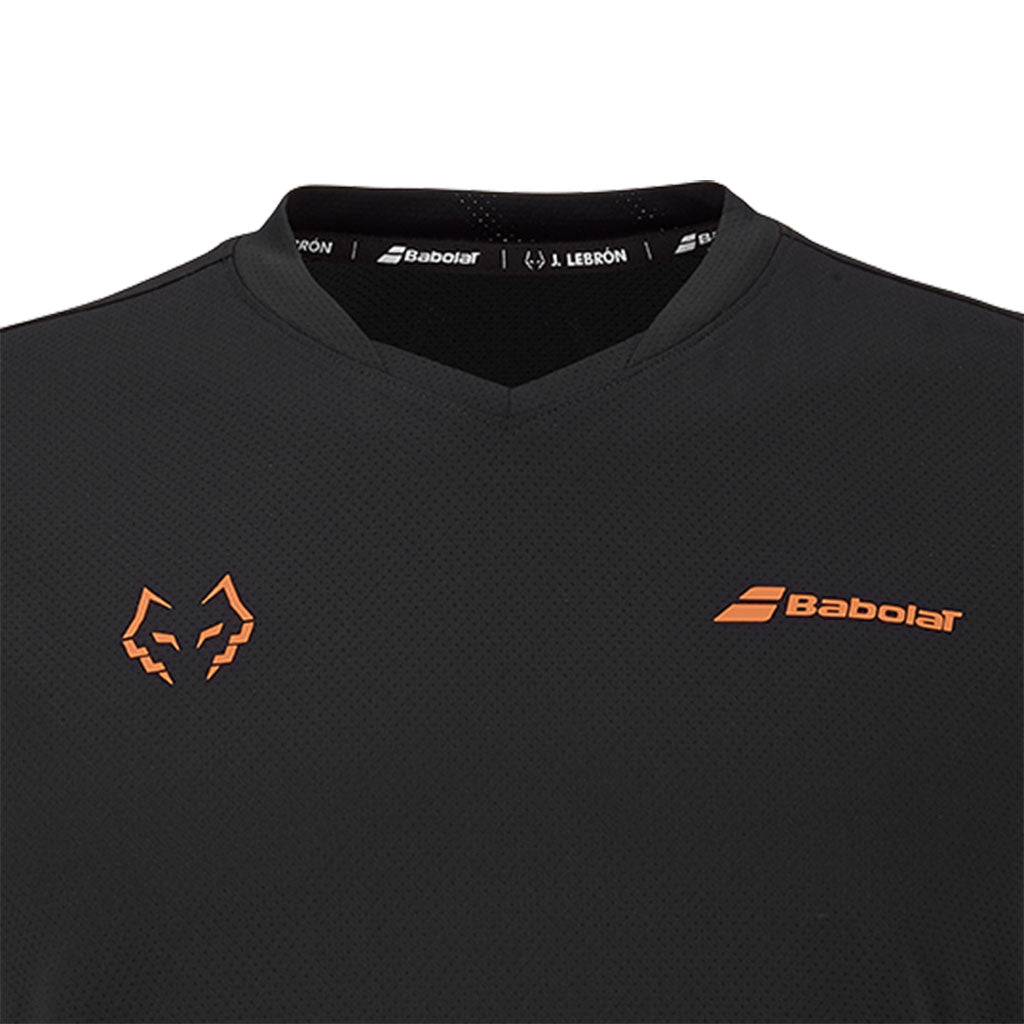 Babolat Crew Neck Tee Juan Lebron Black - Padel One