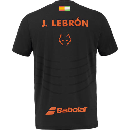 Babolat Crew Neck Tee Replica Juan Lebron Black - Padel One