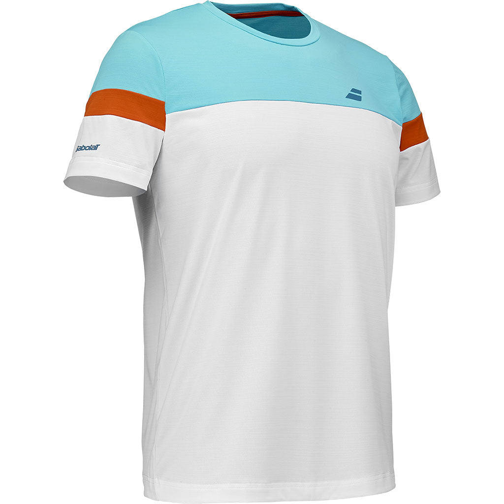 Babolat Padel Crew Neck Tee White - Padel One