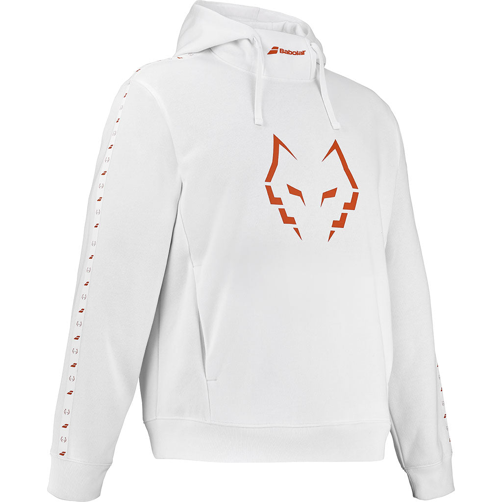 Babolat Hood Sweat Juan Lebron White - Padel One