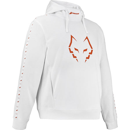 Babolat Hood Sweat Juan Lebron White - Padel One
