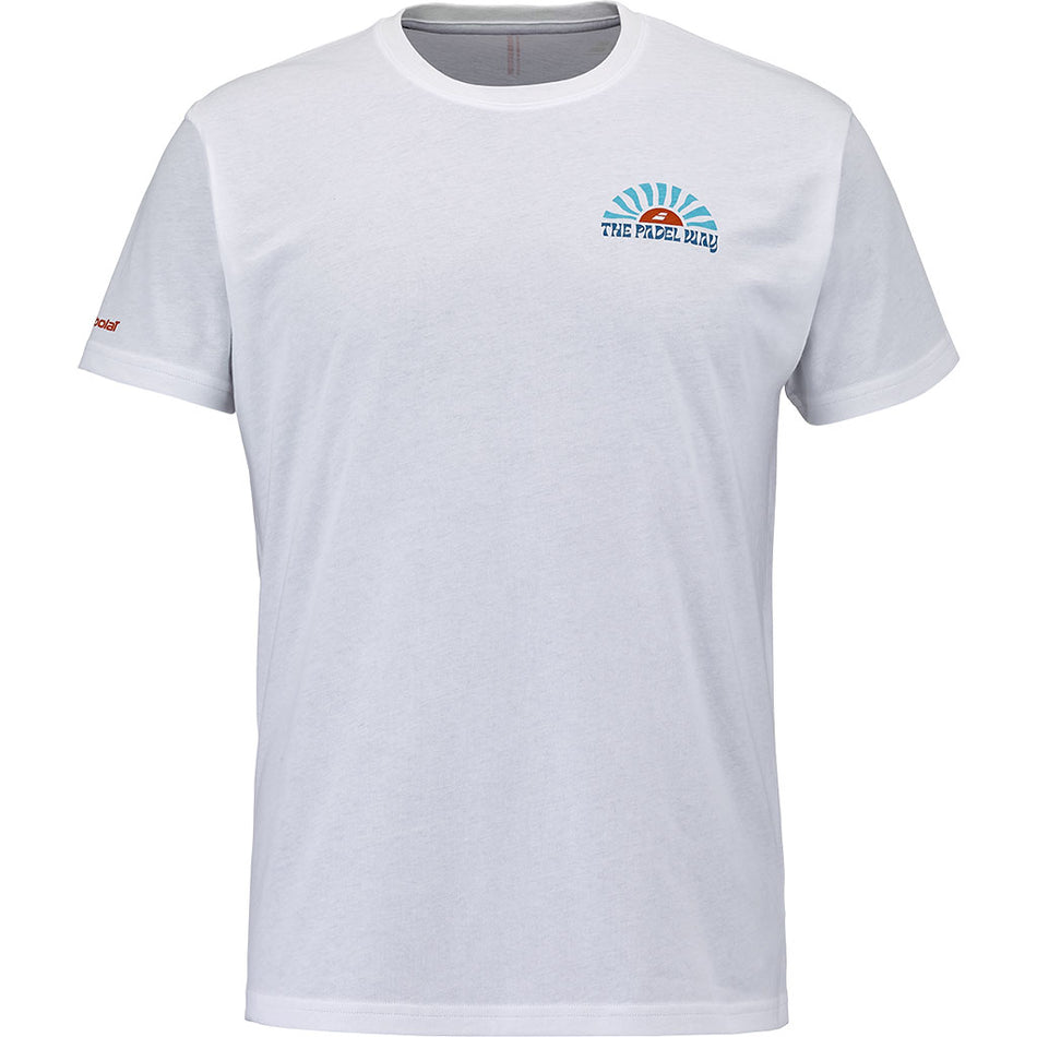Babolat Padel Perf Cotton Tee White - Padel One