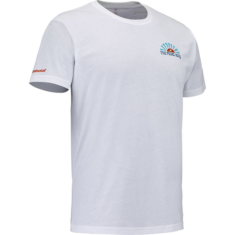 Babolat Padel Perf Cotton Tee White - Padel One