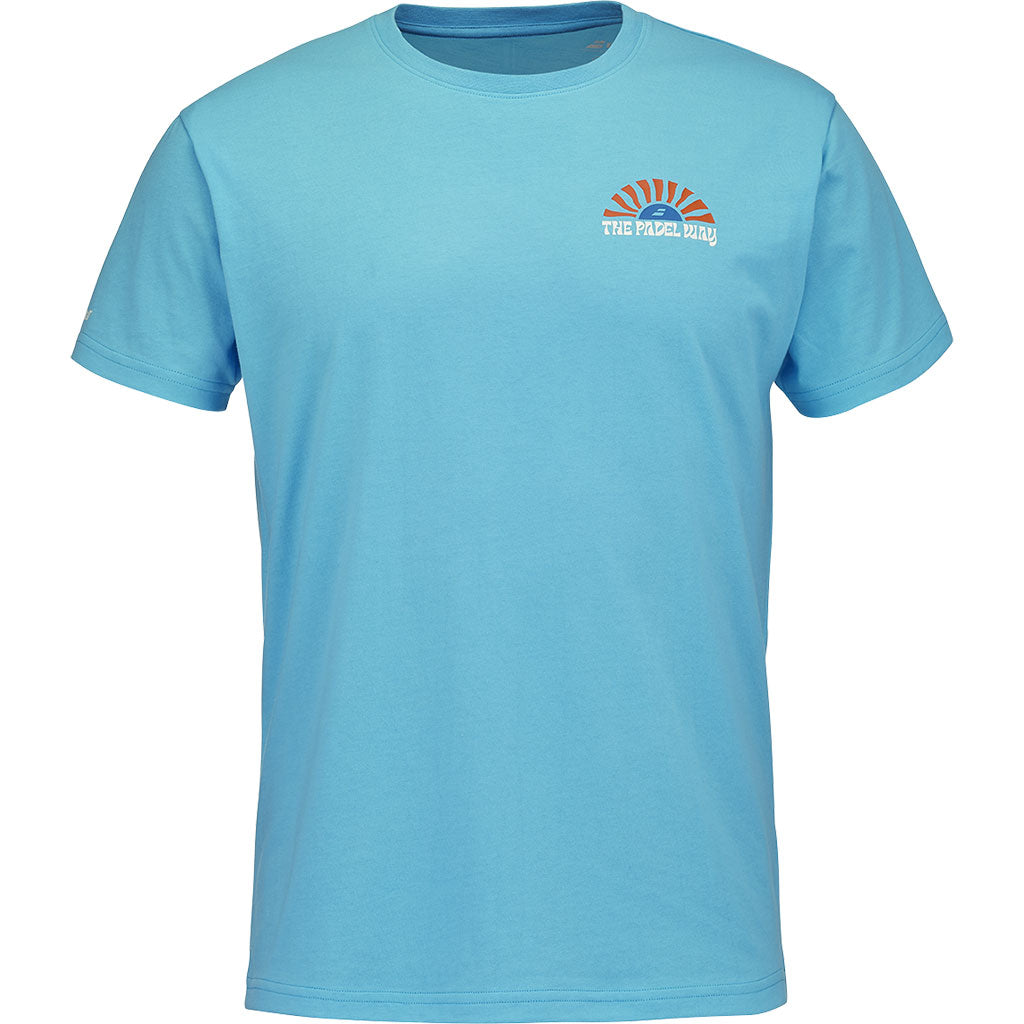 Babolat Padel Perf Cotton Tee Scuba Blue - Padel One
