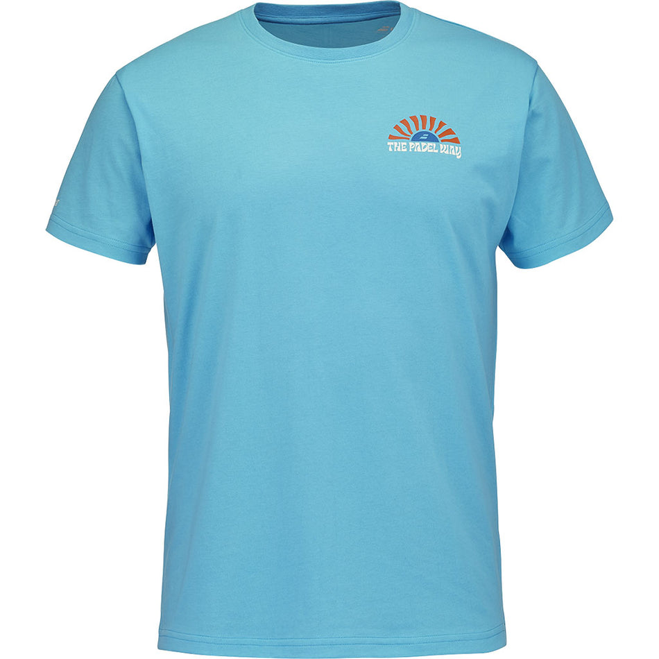 Babolat Padel Perf Cotton Tee Scuba Blue - Padel One
