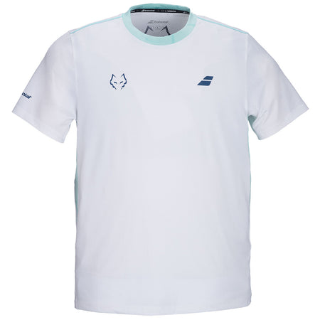 Мъжка падел тениска Babolat Crew Neck Tee Juan Lebron в цвят White