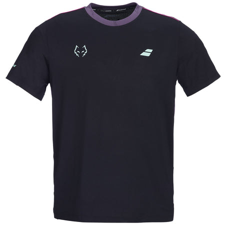 Мъжка падел тениска Babolat Crew Neck Tee Juan Lebron в цвят Black
