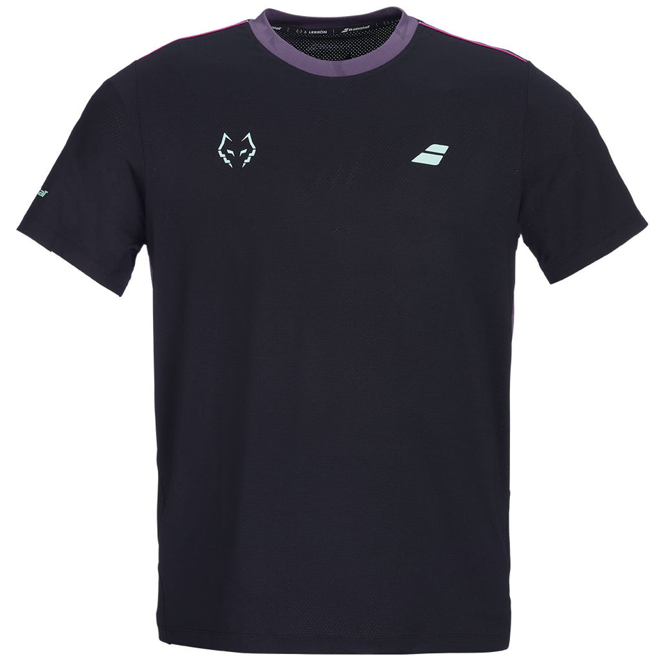 Мъжка падел тениска Babolat Crew Neck Tee Juan Lebron в цвят Black