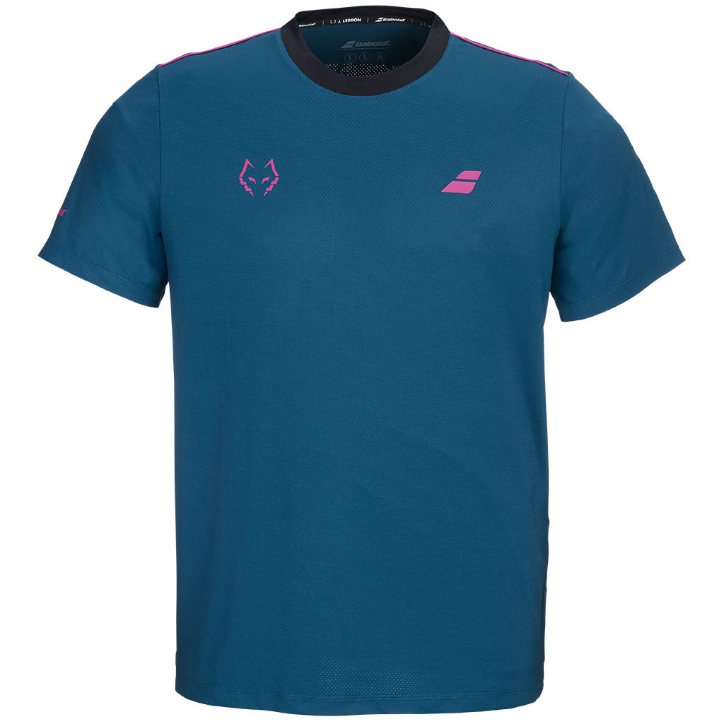 Мъжка падел тениска Babolat Crew Neck Tee Juan Lebron в цвят Legion Blue