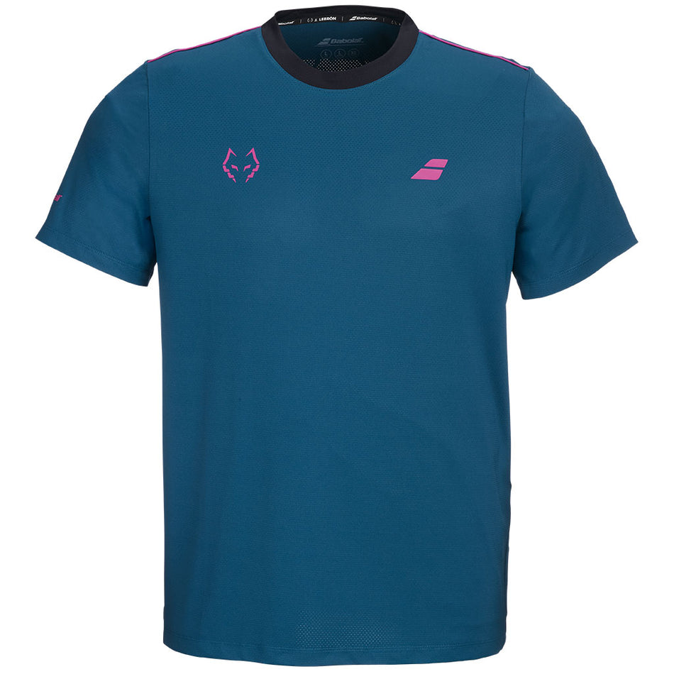 Мъжка падел тениска Babolat Crew Neck Tee Juan Lebron в цвят Legion Blue
