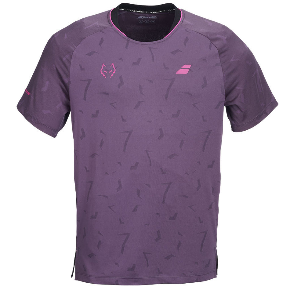 Мъжка падел тениска Babolat Replica Juan Lebron в цвят Black / Plum