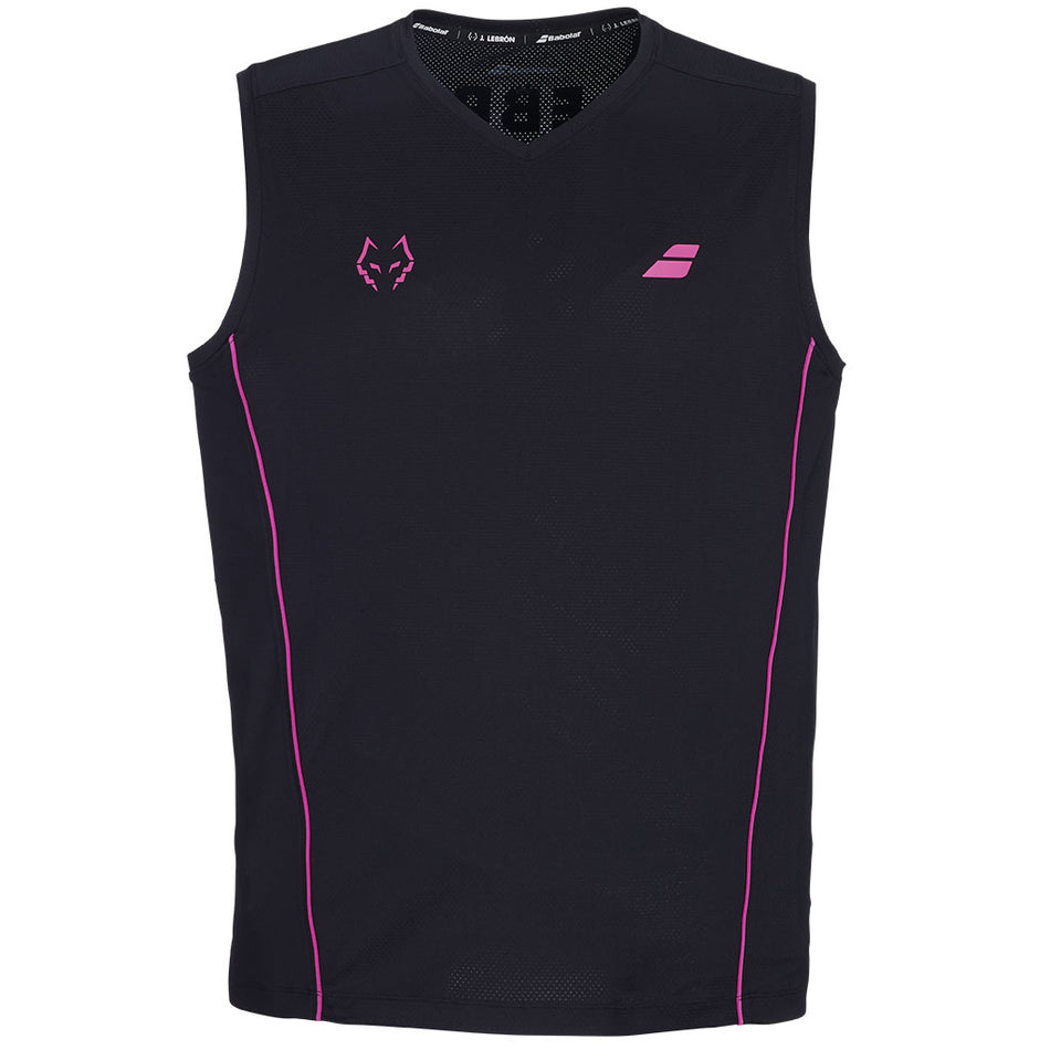 Мъжки падел потник Babolat Muscle Tank Juan Lebron в цвят Black