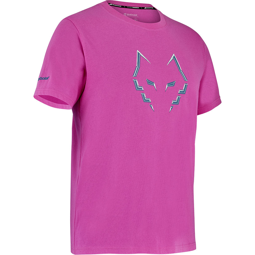 Babolat Cotton Tee Lebron Raspberry – ракурс 2
