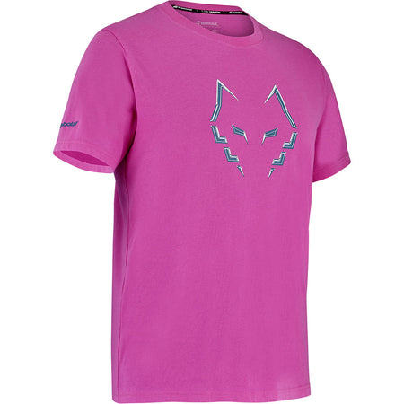 Babolat Cotton Tee Lebron Raspberry – ракурс 2
