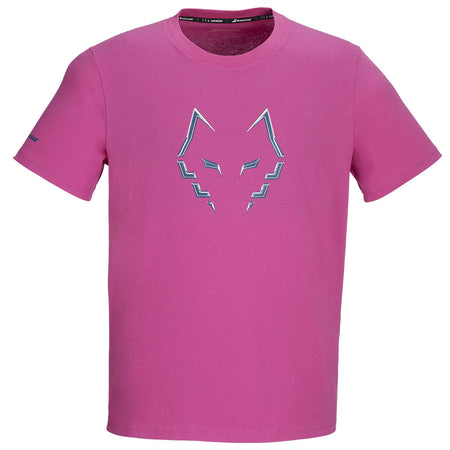 Мъжка памучна тениска Babolat Cotton Tee Juan Lebron в цвят Raspberry