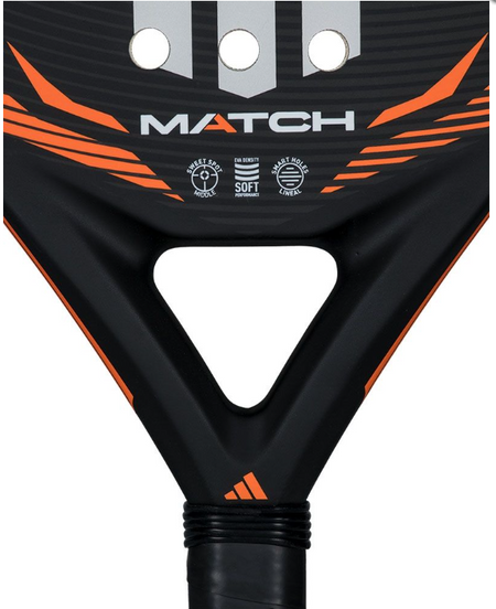 Adidas Match 2026 Black Orange - Padel One