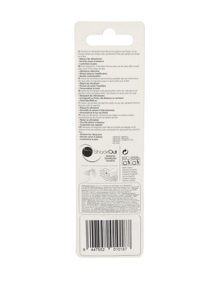 Bullpadel Ease Vibe Antivibrators – 4 units (White) - Padel One