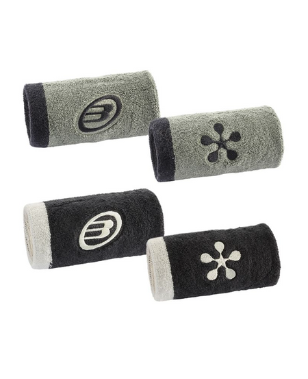 Bullpadel Wristbands Black/Beige - Padel One
