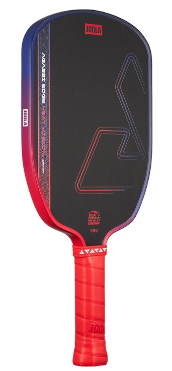 JOOLA Agassi Heat Vision Pickleball Paddle Red