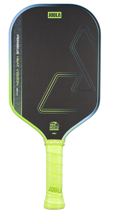JOOLA Perseus Heat Vision 16 Surge Green pickleball ракета
