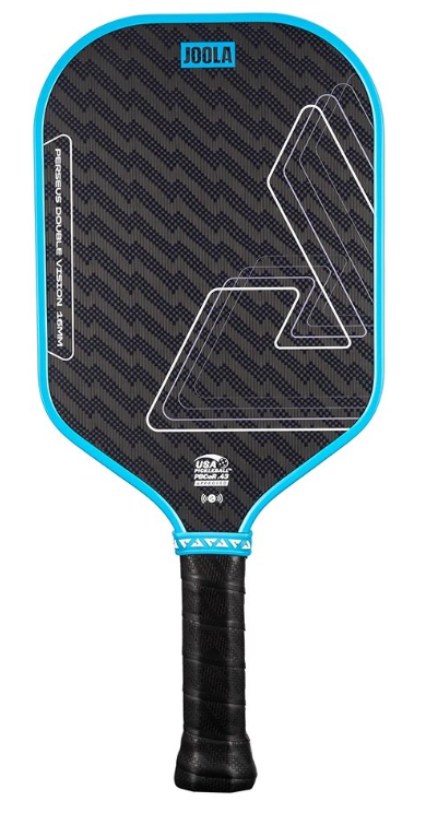 JOOLA Perseus Double Vision 16 Bolt Blue pickleball ракета