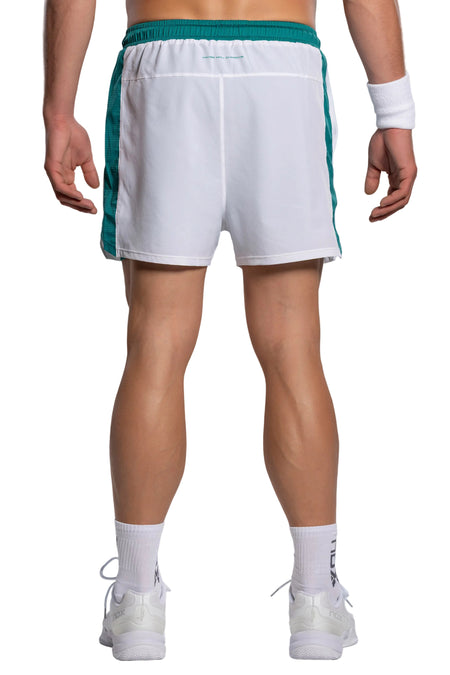 NOX Pro White Ivy Green shorts waistband detail