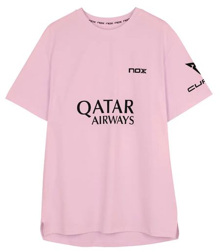 NOX Sponsors AT10 Pink T-Shirt - Padel One