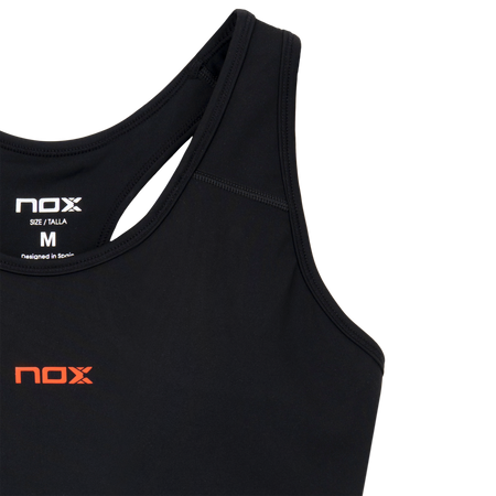 NOX Team Black – Women’s Padel Sports Bra - Padel One