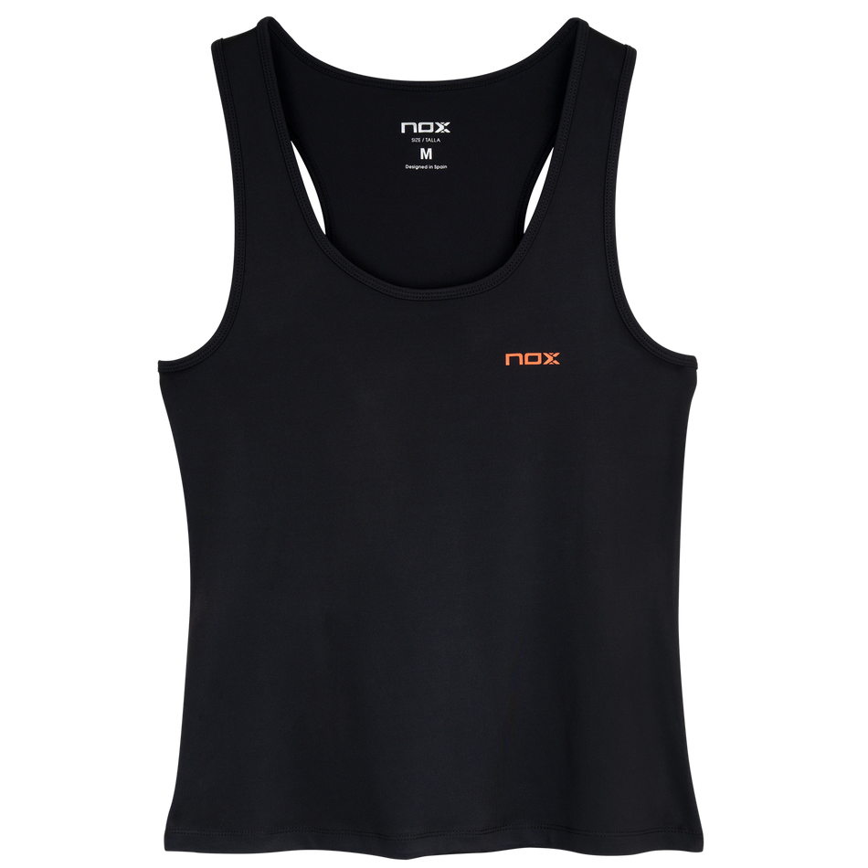 NOX Team Black – Women’s Padel Tank Top - Padel One